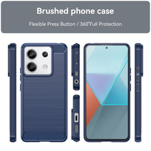 Заредете изображение във визуализатора на галерията – Carbon Case for Xiaomi Redmi Note 13 Pro - blue
