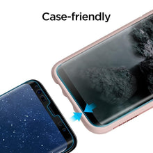 Заредете изображение във визуализатора на галерията – SPIGEN GLAS.TR CASE FRIENDLY GALAXY S8+ PLUS BLACK
