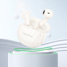 Заредете изображение във визуализатора на галерията – Borofone TWS Bluetooth Earphones BW51 Solid White

