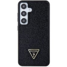 Заредете изображение във визуализатора на галерията – Guess Rhinestone Triangle case for Samsung Galaxy S24 - black
