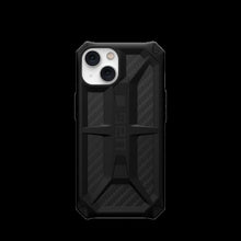 Заредете изображение във визуализатора на галерията – UAG Monarch - protective case for iPhone 14 Plus (carbon fiber)
