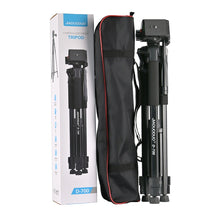 Заредете изображение във визуализатора на галерията – Aluminum photographic tripod with adjustable base - gray
