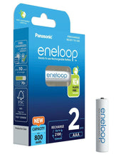 Заредете изображение във визуализатора на галерията – Rechargeable Batteries Panasonic Eneloop HR03/AAA 800mAh - 2pcs blister pack
