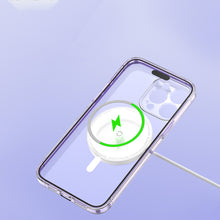 Заредете изображение във визуализатора на галерията – Baseus Crystal Magnetic Case for iPhone 14 Pro thin MagSafe cover + transparent glass
