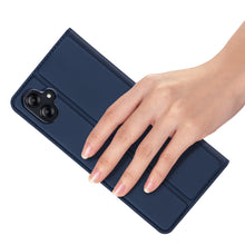 Заредете изображение във визуализатора на галерията – Dux Ducis Skin Pro case for Samsung Galaxy A04e flip cover card wallet stand blue
