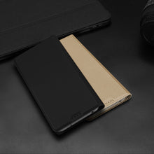 Заредете изображение във визуализатора на галерията – Dux Ducis Skin Pro Case for Xiaomi 13 Lite Flip Card Wallet Stand Gold
