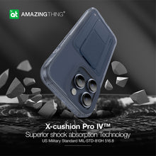 Заредете изображение във визуализатора на галерията – Amazing Thing Titan Pro Mag Wallet Case IP156.7PTWBU for Iphone 15 Pro Max navy with stand
