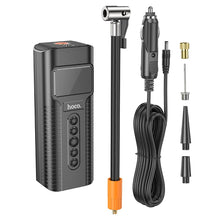 Заредете изображение във визуализатора на галерията – HOCO air pump for cars / bikes / motorcycles / bicycles / basketball etc. Roys PH55 black
