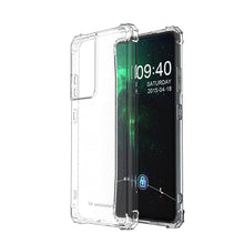 Заредете изображение във визуализатора на галерията – Wozinsky Anti Shock durable case with Military Grade Protection for Samsung Galaxy S21 Ultra 5G transparent
