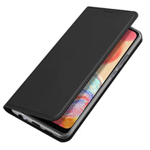 Заредете изображение във визуализатора на галерията – Dux Ducis Skin Pro case for Samsung Galaxy A04e cover with flip card wallet stand black
