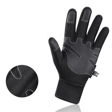 Заредете изображение във визуализатора на галерията – Insulated, anti-slip sports phone gloves (size XL) - black
