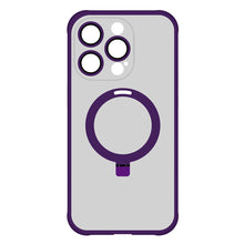 Заредете изображение във визуализатора на галерията – Tel Protect Magical Magsafe Stand Case for Iphone 15 Pro purple
