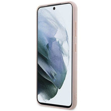 Заредете изображение във визуализатора на галерията – Guess GUHCS23SG4GLPI S23 S911 pink/pink hard case 4G Stripe Collection
