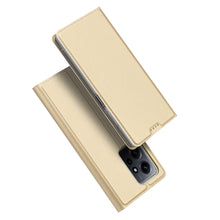 Заредете изображение във визуализатора на галерията – Dux Ducis Skin Pro Case For Xiaomi Redmi Note 12 Cover Flip Card Wallet Stand Gold
