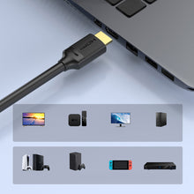 Заредете изображение във визуализатора на галерията – Choetech XHH-TP20 HDMI 2.1 cable (8K 60Hz 48Gbps / 4K 144Hz / 2K 165Hz) 3D Dynamic HDR 2m black
