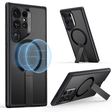 Заредете изображение във визуализатора на галерията – ESR Flickstand Boost Halolock Case for Samsung Galaxy S24 Ultra - Transparent and Black
