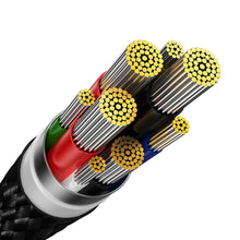 Заредете изображение във визуализатора на галерията – Baseus Glimmer Series cable with fast charging USB-C 480Mb/s PD 100W 1m black

