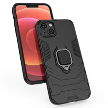 Заредете изображение във визуализатора на галерията – Ring Armor case for iPhone 14 armored cover magnetic holder ring black

