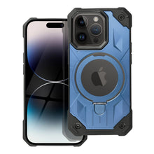 Заредете изображение във визуализатора на галерията – Armor Mag Cover case compatible with MagSafe for IPHONE 15 PRO blue
