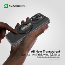 Заредете изображение във визуализатора на галерията – Amazing Thing Titan Pro Mag Ring Grip Case IP156.7PTRBK for Iphone 15 Pro Max black
