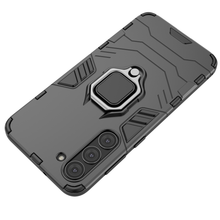 Заредете изображение във визуализатора на галерията – Ring Armor case for Samsung Galaxy S23+ armored cover magnetic holder ring black
