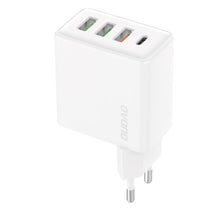 Заредете изображение във визуализатора на галерията – Dudao fast charger 3x USB / 1x USB Type C 20W, PD, QC 3.0 white (A5H)
