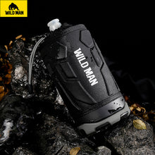 Заредете изображение във визуализатора на галерията – WILDMAN Bicycle bag R1 waterproof 1L for bottle black
