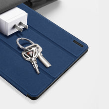 Заредете изображение във визуализатора на галерията – Dux Ducis Domo Samsung Galaxy Tab S9 FE case with stand - blue
