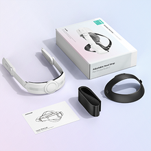 Заредете изображение във визуализатора на галерията – Joyroom strap Oculus Quest 2 adjustable elastic band white (JR-QS1)
