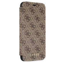 Заредете изображение във визуализатора на галерията – Guess GUFLBKSN654GB iPhone 11 Pro Max brown/brązowy book 4G
