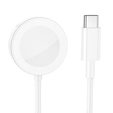 Заредете изображение във визуализатора на галерията – Borofone Wireless induction charger BQ13C for iWatch white
