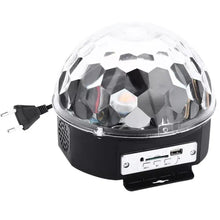 Заредете изображение във визуализатора на галерията – Disco ball with speaker + re,pte control + TF + USB + AUX bluetooth HD-LCMBL
