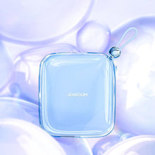 Заредете изображение във визуализатора на галерията – Joyroom power bank 10000mAh Jelly Series 22.5W with built-in USB C cable blue (JR-L002)

