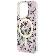 Заредете изображение във визуализатора на галерията – Guess GUHMP14XHCFWSP iPhone 14 Pro Max 6.7" pink/pink hardcase Flower MagSafe
