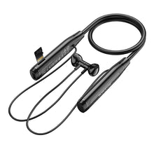 Заредете изображение във визуализатора на галерията – Borofone Sports earphones BE61 Traveller bluetooth grey
