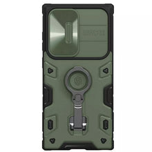 Заредете изображение във визуализатора на галерията – Nillkin CamShield Armor Pro Case for Samsung Galaxy S23 Ultra green
