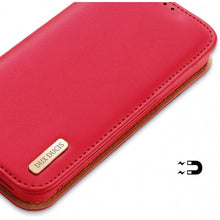 Заредете изображение във визуализатора на галерията – DUX DUCIS Hivo - Leather Wallet Case for Apple iPhone 15 Plus czerwone
