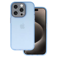Заредете изображение във визуализатора на галерията – Liavec AG Matte Series Case for Iphone 15 light blue
