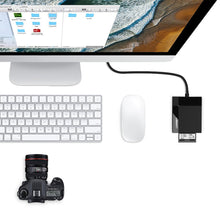 Заредете изображение във визуализатора на галерията – Ugreen USB 3.0 SD / micro SD / CF / MS memory card reader black (CR125 30333)
