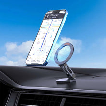 Заредете изображение във визуализатора на галерията – Dudao F17+ magnetic car holder for the dashboard - gray
