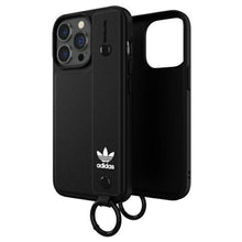 Заредете изображение във визуализатора на галерията – Adidas OR Hand Strap Case iPhone 13 Pro /13 6.1" black/black 47109
