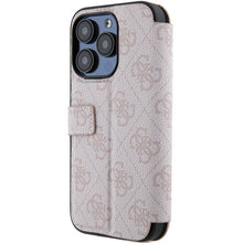 Заредете изображение във визуализатора на галерията – Original Case GUESS book 4G Metal Logo GUBKP15X4GMGPI for Iphone 15 Pro Max pink

