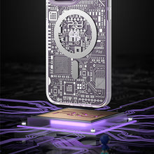 Заредете изображение във визуализатора на галерията – Kingxbar PQY Geek Series magnetic case for iPhone 14 Pro Max MagSafe gold
