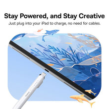 Заредете изображение във визуализатора на галерията – BASEUS smooth writing capacitive Stylus Writing 2 Lite LED (active version + wirelles + cable USB A to Lightning 8-pin) 130 mAh white P80015806211-02/BS-PS030
