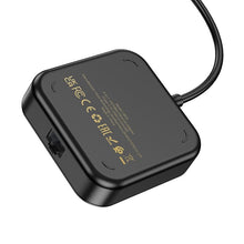 Заредете изображение във визуализатора на галерията – HOCO adapter HUB 4in1 Type C to USB2.0*3+RJ45 100 Mbps Ethernet 0,2m HB35 black
