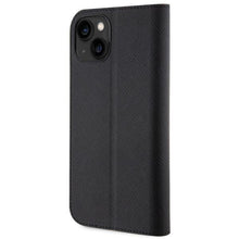 Заредете изображение във визуализатора на галерията – Karl Lagerfeld KLBKP14SSANKCPK iPhone 14 6.1" bookcase black/black Saffiano Karl &amp; Choupette
