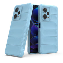 Заредете изображение във визуализатора на галерията – Magic Shield Case for Xiaomi Redmi Note 12 Pro+ flexible armored cover light blue
