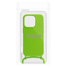 Заредете изображение във визуализатора на галерията – Strap Silicone Case for Iphone 15 Pro design 1 green
