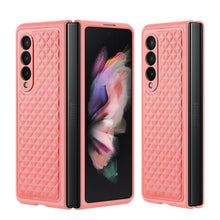 Заредете изображение във визуализатора на галерията – Dux Ducis Venice Leather Case for Samsung Galaxy Z Fold 3 Genuine Leather Cover Red
