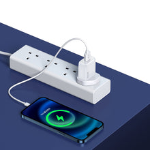 Заредете изображение във визуализатора на галерията – Joyroom USB wall charger 2.1 A UK plug white (L-1A101)
